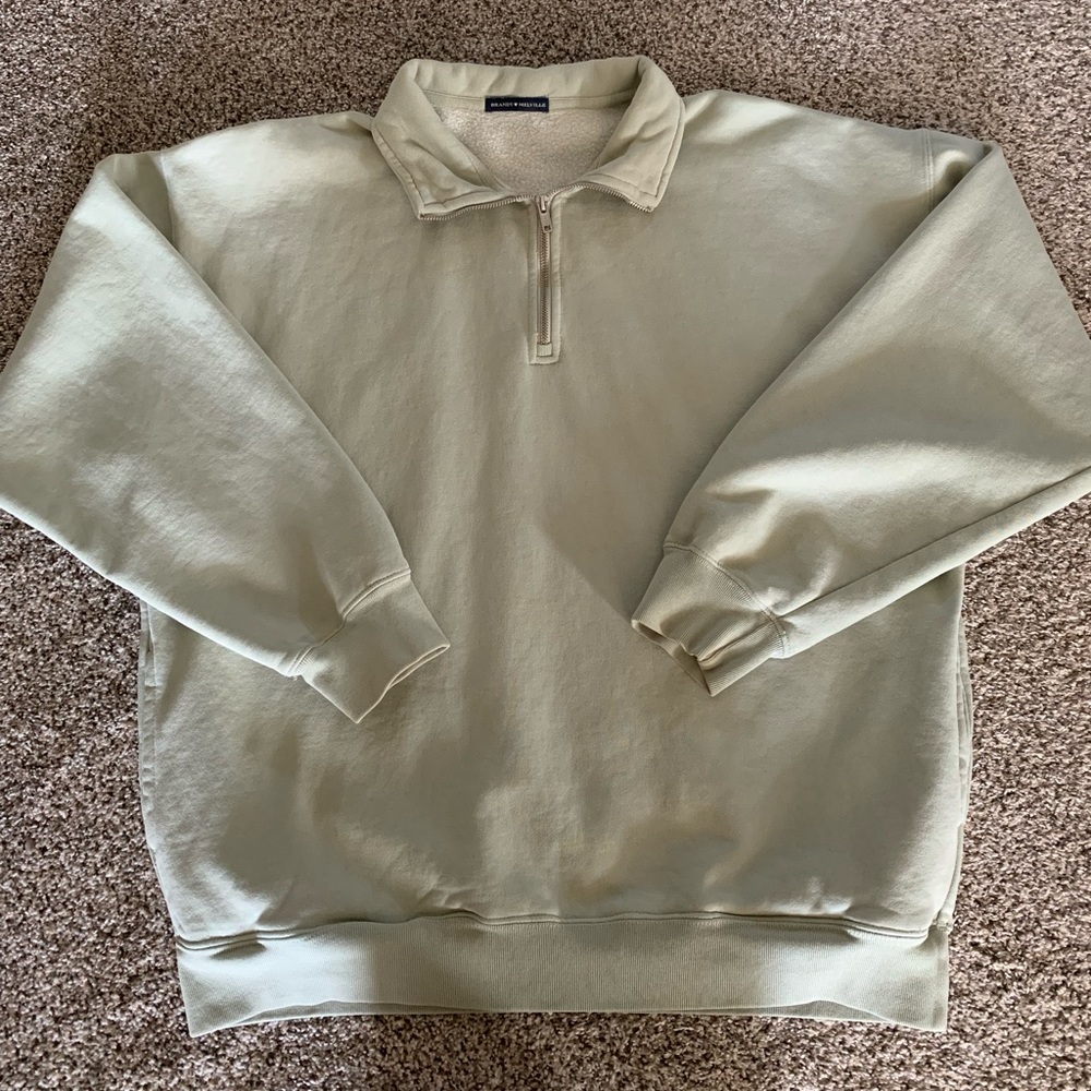 Brandy melville quarter zip sweatshirt